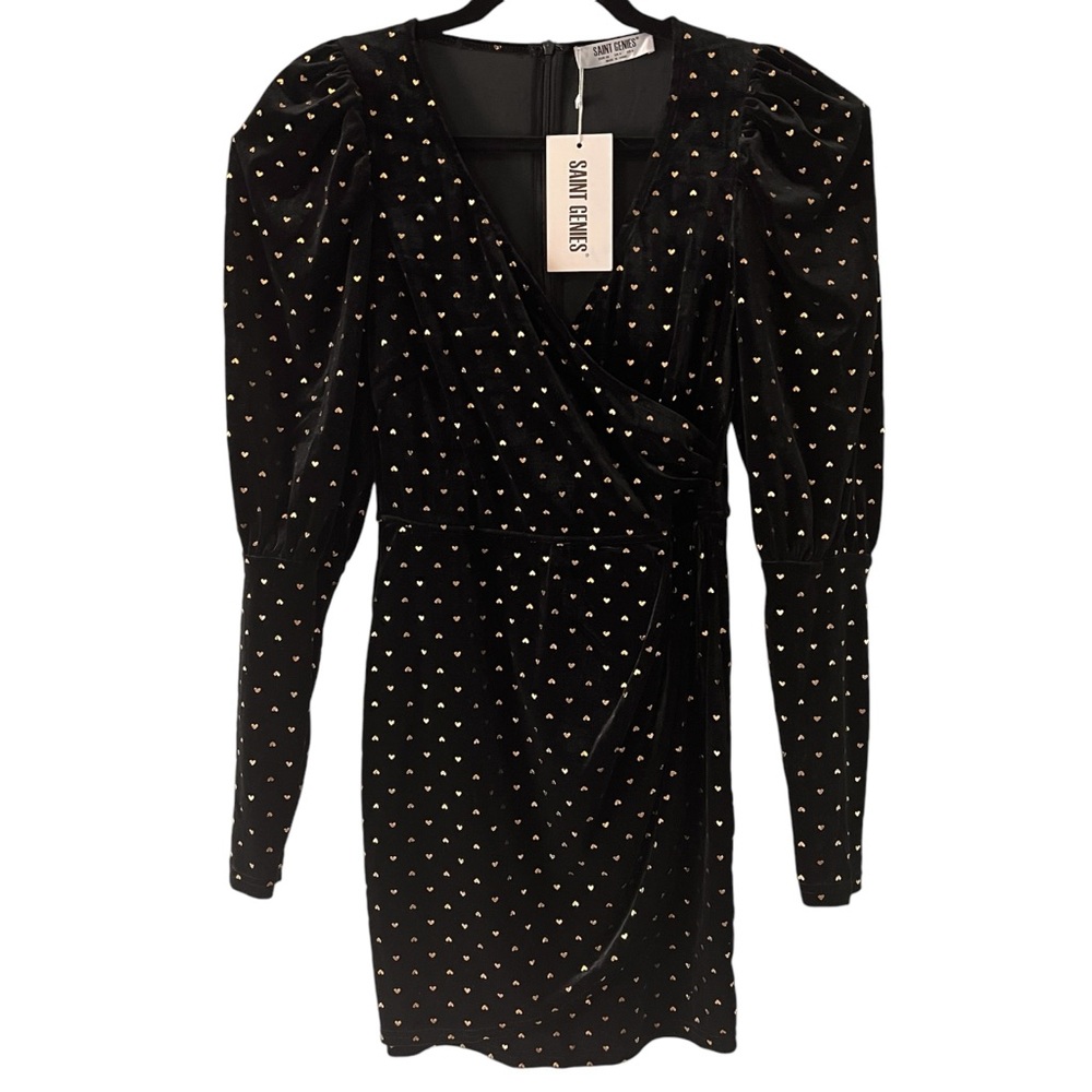 🇬🇧NWT SAINT GENIES UK VELVET HEART RENAISSANCE MINI Size 8 - Picture 3 of 8